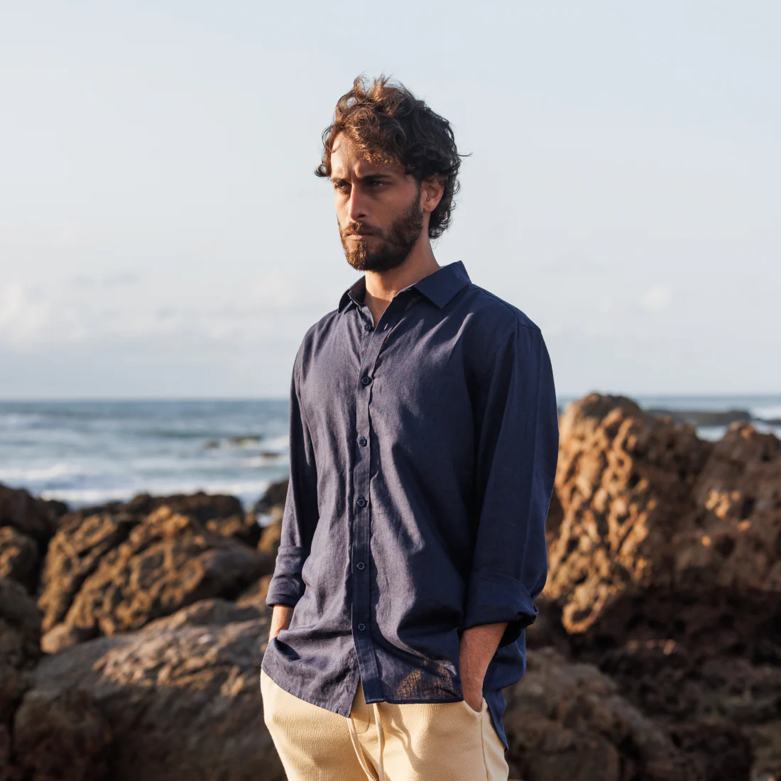 Camisa de Linho Minimal - Image 9