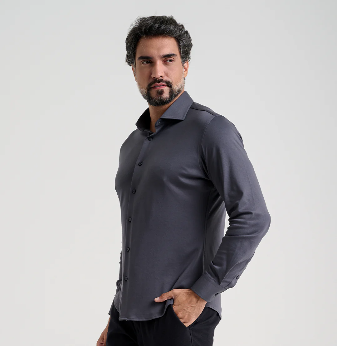 Kit 2x Camisa Social Malha - Image 11