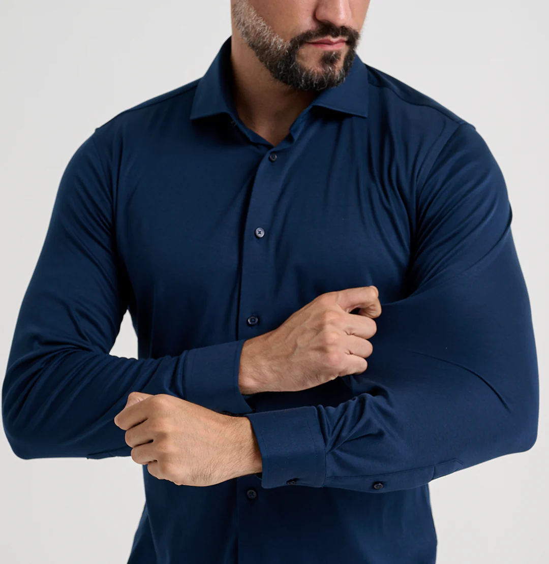 Kit 2x Camisa Social Malha - Image 4