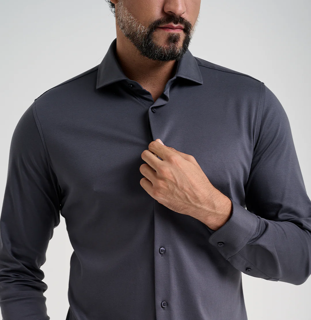Kit 2x Camisa Social Malha - Image 7