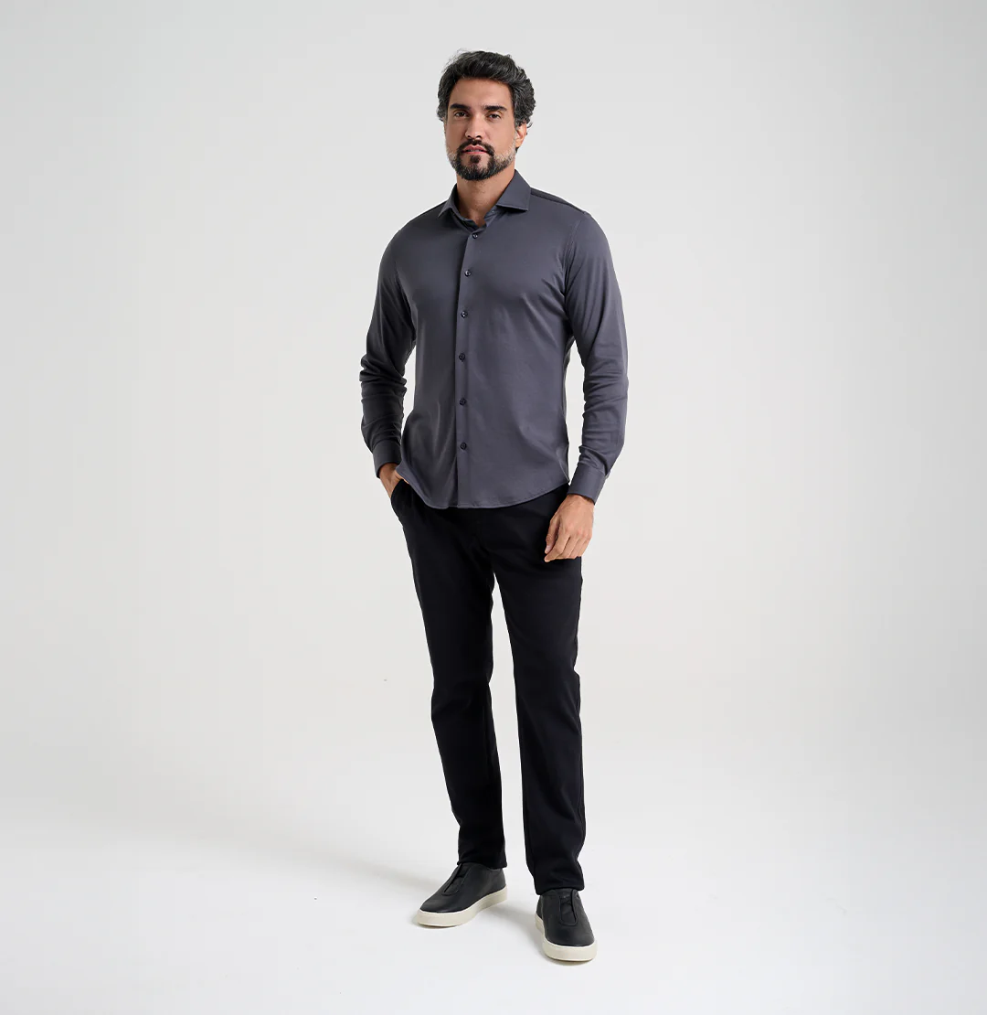 Kit 2x Camisa Social Malha - Image 8