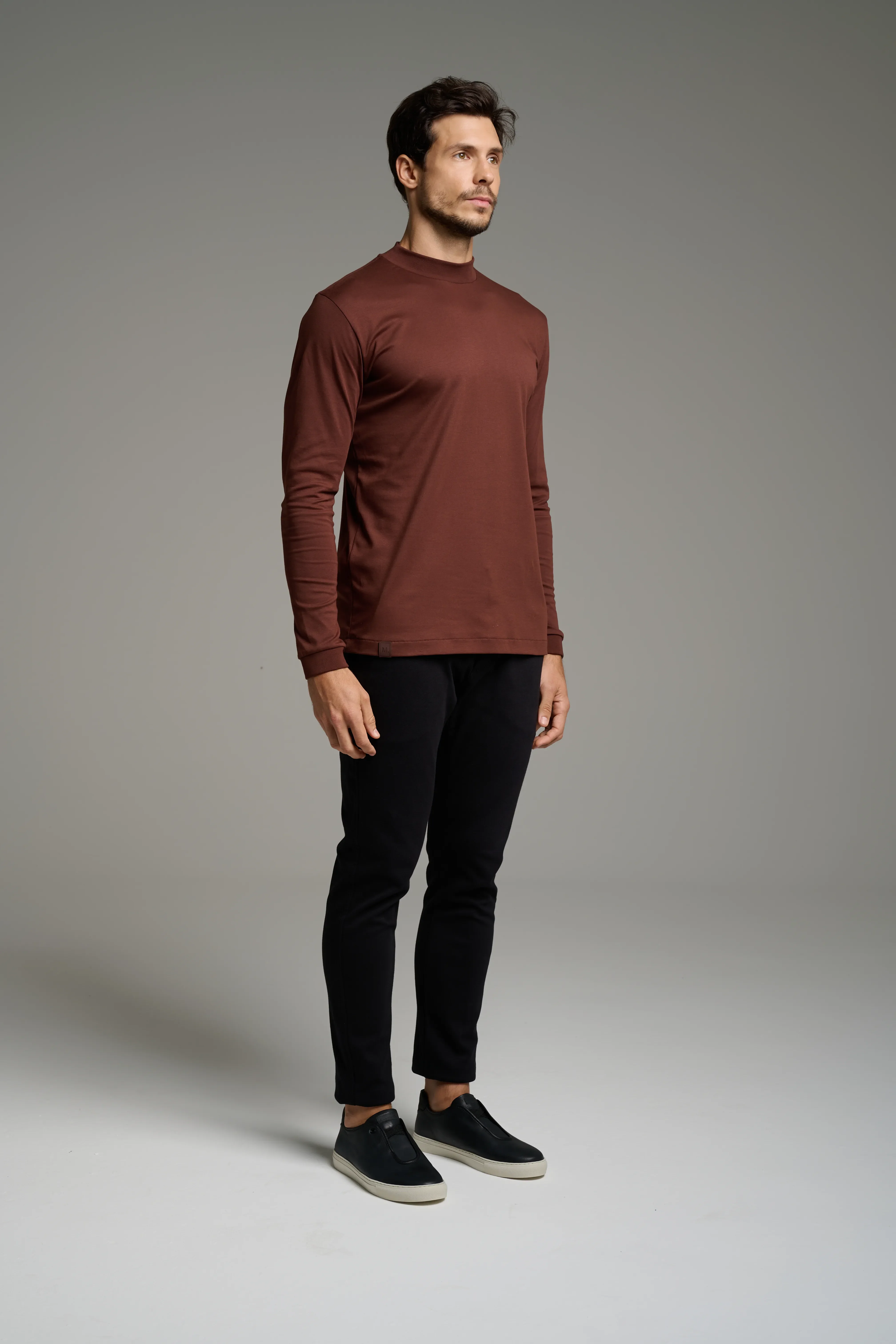 Camiseta Gola Alta Pima -  Manga Longa - Image 19