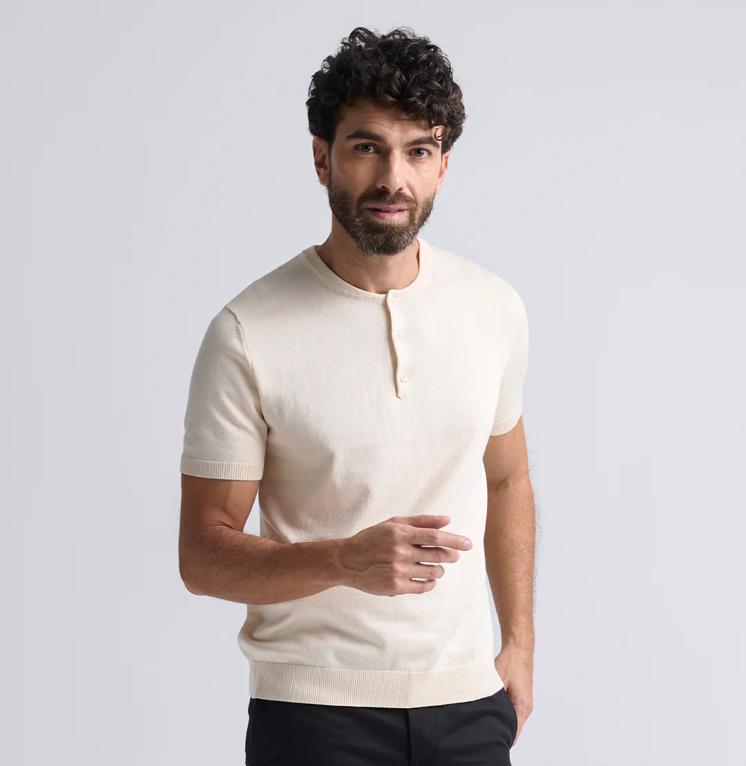 Kit 3x Camisa Henley Tricot Minimal - Image 4